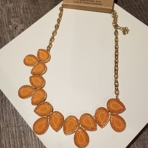 Orange Stone Necklace